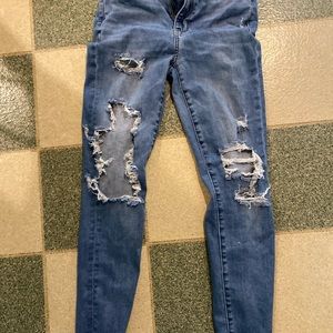 American Eagle super hi rise jegging size 4